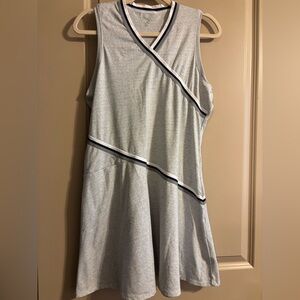 Tail Gray Tennis Dress with Black and White Accents